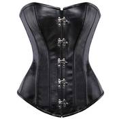 Kuose Faux Leder-Korsett