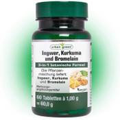 Urban Green Kurkuma-Ingwer-Tabletten Vergleich