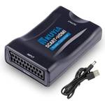 KUYiA SCART HDMI Adapter, Analog zu Digital Audio Video Upscaler