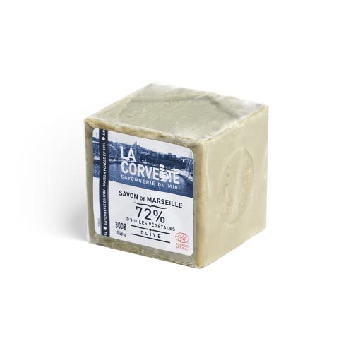 Savon Du Midi Oliven-Marseille-Seife, 300 G – 72% Pflanzliches Öl, Traditionell Hergestellt