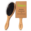 Lampox Bambus Haarbürste mit Wildschweinborsten