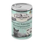 Landfleisch Cat Pastete Rind mit Kabeljau & Wurzelpetersilie