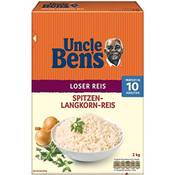 Uncle Ben's Spitzen-Langkorn-Reis Vergleich