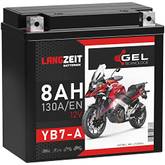 HeyVolt BIKE GEL Motorradbatterie YTX9-BS 50812 12V 8Ah