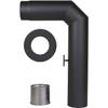 Lanzzas Ofenrohr-Set 2x 45° 3-teilig