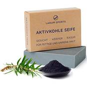Larum sports Aktivkohle Seife