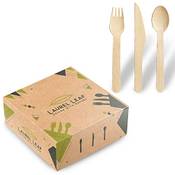 Laurel Leaf Einwegbesteck aus Holz Vergleich