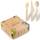 Laurel Leaf Einwegbesteck aus Holz