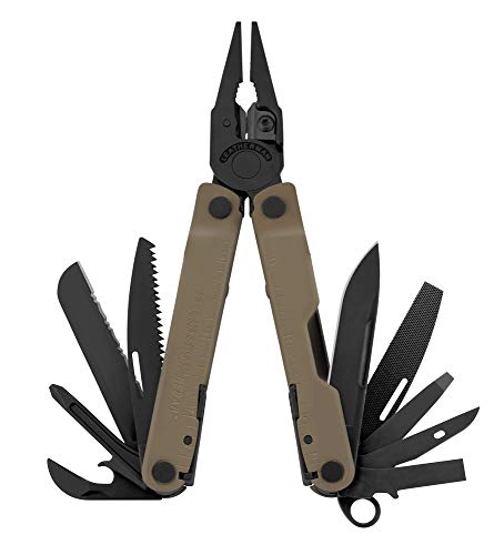 Leatherman Wave Plus Multi-Tool – Hochwertiges Multifunktionswerkzeug mit  18 praktischen Tools – Ideal für den Outdoor- und Camping-Bereich – Schwarz