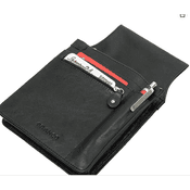 Ledershop24 Kellner Tasche Holster Halter