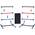 COSTWAY 2er Set Leitergolf