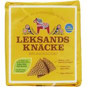 Leksands dreieckiges Knäckebrot braun gebacken Vergleich