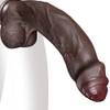 Leyuto Schwarz Dicker Realistischer Dildo