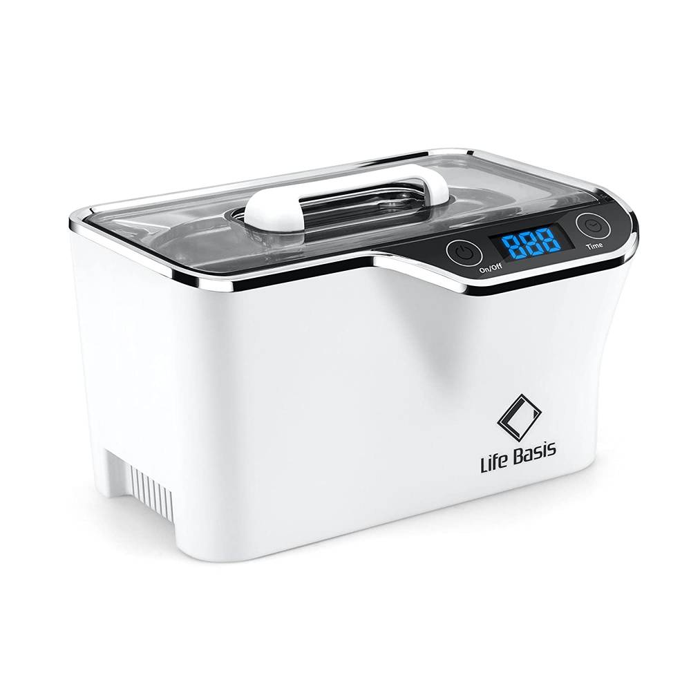 Ultraschallreiniger 340 Ml – 49,8 KHz, 40 W, 4 Modi, Für Zahnersatz, Brillen, Schmuck