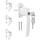 Liferun 4 PCS Abschliessbarer Fenstergriff