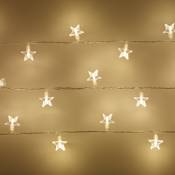 Lights4fun LED-Lichterkette Sterne