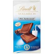 Lindt Vollmilch ohne Zuckerzusatz Vergleich