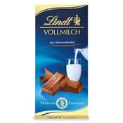 Lindt Vollmilch-Schokolade Vergleich