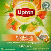 Lipton Grüner Tee Mandarine Orange Vergleich