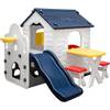 LittleTom Kinder Spielhaus mit Rutsche