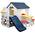 LittleTom Kinder Spielhaus mit Rutsche