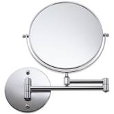 Make-up-Spiegel 10x Vergrößerung LED beleuchteter Make-up-Spiegel 360  schwenkbar mit integriertem Saugnapf-Rasierspiegel