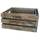 LS-Design 3er-Set Weinkisten Grau