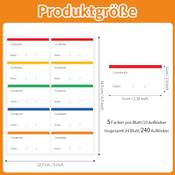 Luckaide Gefrieretiketten