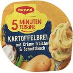 Maggi 5 Minuten Terrine Kartoffelbrei mit Creme fraiche & Schnittlaunch