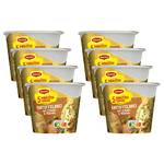 Maggi-5-Minuten-Terrine Kartoffelbrei mit Erbsen & Möhren