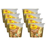 Maggi-5-Minuten-Terrine Kartoffelbrei mit Erbsen & Möhren