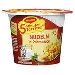 Maggi 5 Minuten Terrine Nudeln in Rahmsoße