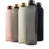 MIGHTY PEAKS Trinkflasche BPA frei + Fruchtsieb + Kohlensäure geeignet