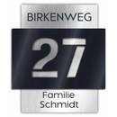 Manschin-Laserdesign Premium Hausnummer