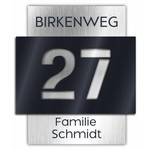 Manschin-Laserdesign Premium Hausnummer