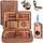 Marvero Leder Zigarrenhumidor Reise Set