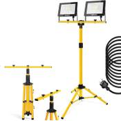 Masko LED Baustrahler mit Stativ