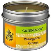 Greenwood Natur Massagekerze Orange