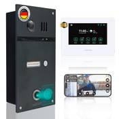 Mathfel 4 Draht Video Fingerprint Türsprechanlage