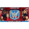 Mattel WWF/WWE Actionfiguren-Set mit Universal-Meisterschaftsgürtel