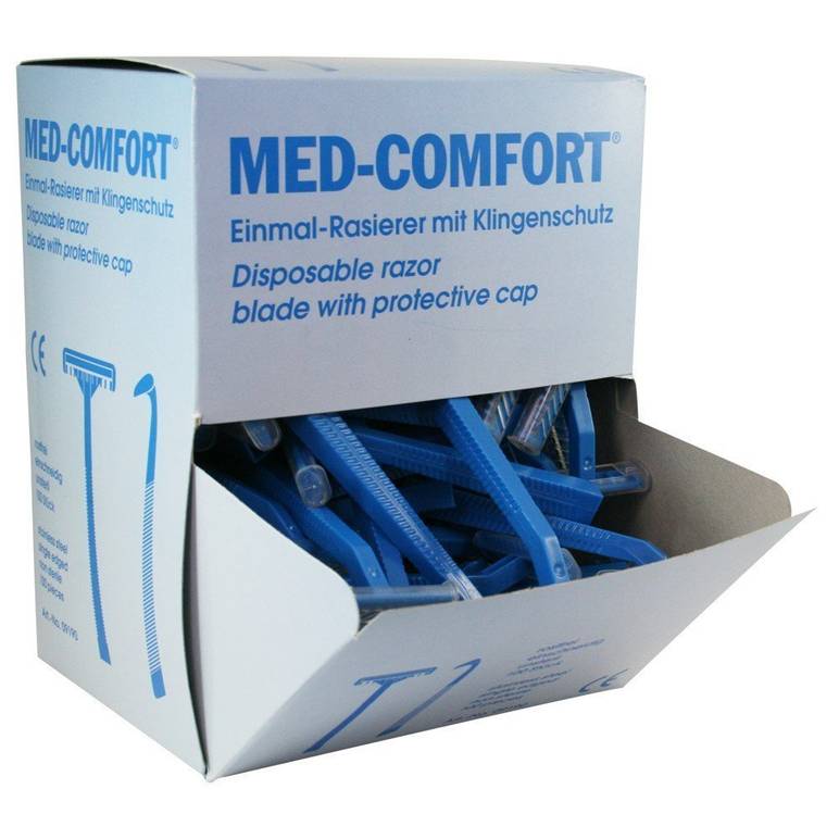 Med-Comfort 100 Stück Einweg-Rasierer