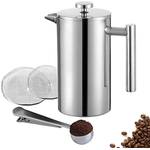 MeelioCafe French Press Edelstahl