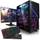 Megaport Komplett Set Gaming PC Set AMD Ryzen 5