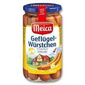 Meica Geflügel-Würstchen Vergleich