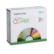 Memorex CD-RW (10 Stk.) 837120-10C-TW Vergleich