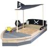 Meppi Sandkasten-Boot Pirat XXL