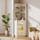 Merax Eckschrank mit LED-Beleuchtung