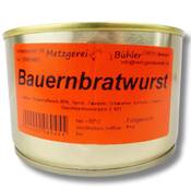 Metzgerei Bühler Bauernbratwurst Vergleich