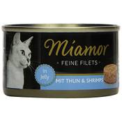 Miamor Feine Filets mit Thun & Shrimps Vergleich