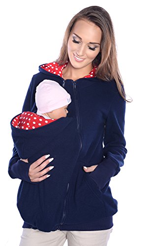 Schwangerschaft Umstandsmode Fleecejacke Mit Babyeinsatz MAMA